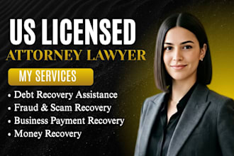 draft demand letter for court case, divorce, money recovery, debt collection