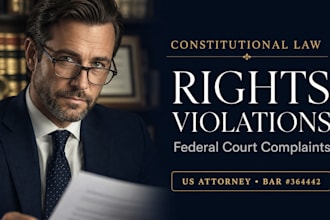 draft a federal complaint against police rights violations