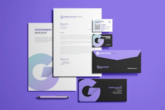 design a modern minimal business logo, brand identity and branding kit