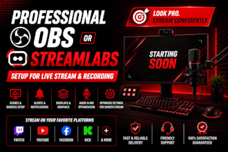 setup obs studio whatnot vertical streams, auction and card breaks