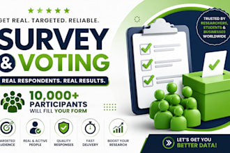 gather real survey respondents to fill your online survey and online form