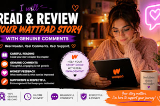 read review your wattpad story with genuine comments