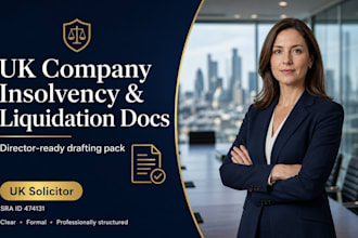 provide expert writing for UK company insolvency and liquidation