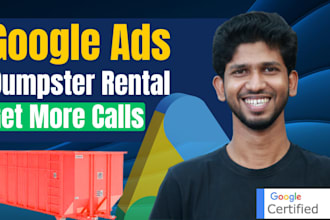 set up google ads for your dumpster rental business