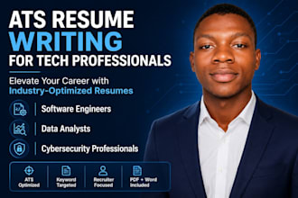 write an ats optimized resume for tech professionals