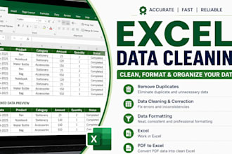 clean and format your excel data