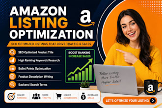 amazon listing optimization and SEO copywriting
