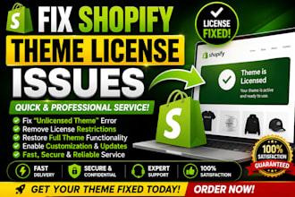 install shopify license fix shopify bugs resolve website error
