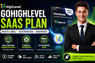 build gohighlevel saas plan ghl white label saas automation ghl saas snapshot