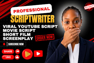 be youtube and short video storytelling script writer story based ads script
