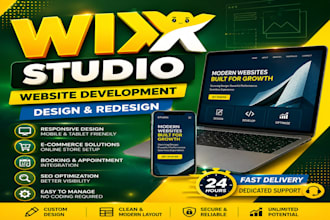 develop weebly, wix studio website design, redesign wix store