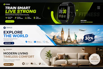 creative banners for website