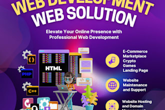 build modern website, integrate ai or fix any web app bugs