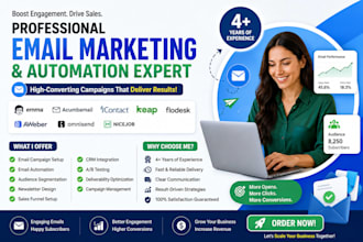 setup emma acumbamail campaign  icontact keap flodesk   automation
