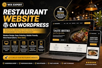 design restaurant website food website