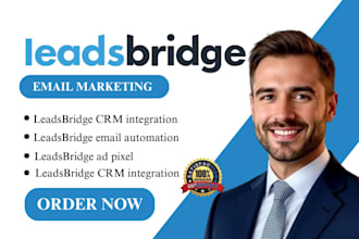 setup leadsbridge email automation leadsbridge ad pixel CRM integration
