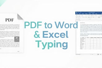 do fast and accurate data entry, copy typing, excel work