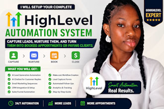 build active campaign automation gohighlevel funnel marketing automation leads