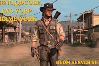 create redm server from scratch using vmenu