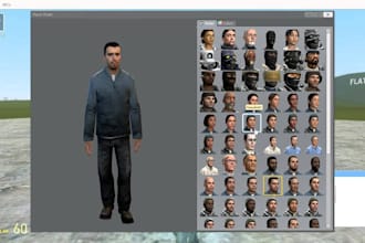 create gmod garrys mod player model gaming character mmd sfm model