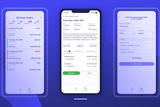 develop financial forecasting app, procurement app, cashflow management app