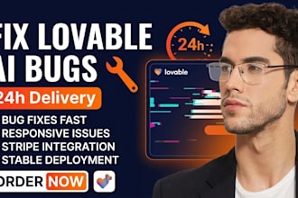 develop a lovable ai website, fix bugs and migrate platforms