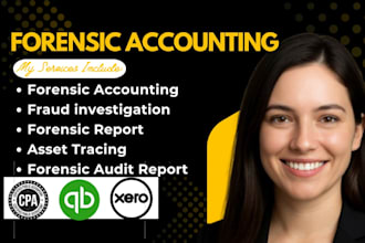 perform forensic accounting and fraud investigation as a US CPA