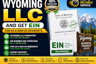 register wyoming llc and get ein for US and non US residents