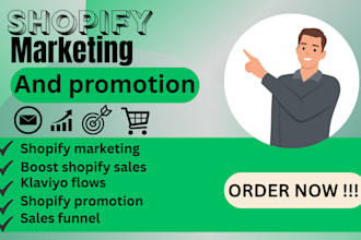 boost shopify sales with shopify store promotion and marketing sales funnel