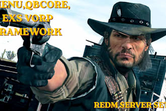 build your redm server using vorp core