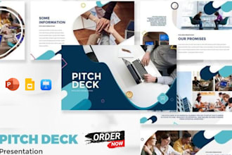 do saas pitch deck design, business powerpoint presentation, investor pitch deck