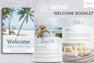 design luxury hotel vacation rental real estate listing business brochure
