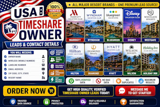 provide bulk timeshare owner leads USA