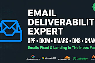 fix email deliverability issues with spf dkim dmarc cname and dns record