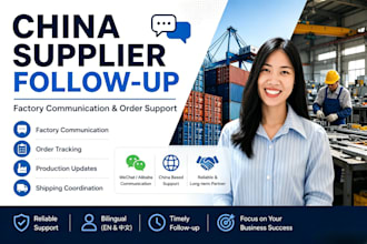 follow up your china suppliers and orders