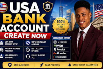 register us llc or corporation with ein, business bank account and full setup