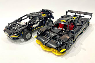 design custom 3d lego car,bike,lego technic with manual pdf lego set xml part