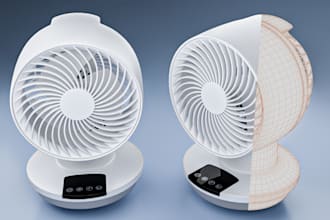 realistic 3d product modeling and rendering
