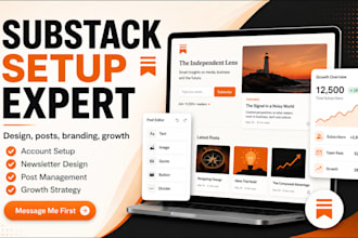 setup substack newsletter design account  post and growth strategy