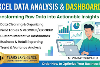 do data analysis, reports and dashboards