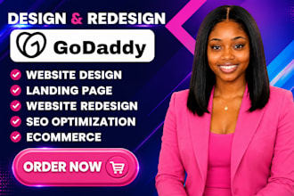 develop godaddy website design godaddy website redesign godaddy website design