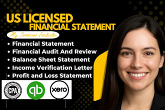 audit financial statements professionally as a licensed US CPA