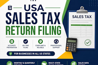 prepare and file US sales tax returns for your business