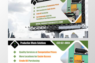 design billboard, yard sign, signage, vinyl banner and street signs