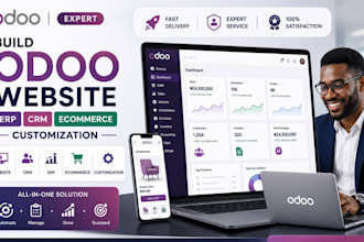 build odoo website erp crm ecommerce, odoo customization, odoo website, odoo