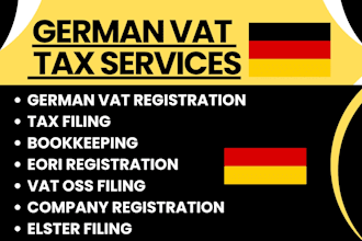 do german vat registration, tax filing, bookkeeping, and eori registration