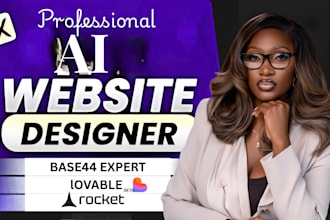 build a custom ai website or web app using base44, lovable, no code ai tools