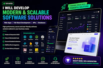 develop a web platform that you need for yourself