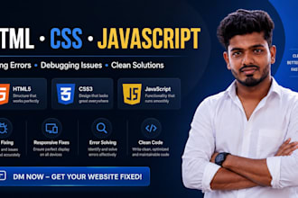 fix html,css, and javascript issues