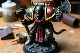 paint your warhammer 40k and fantasy miniatures